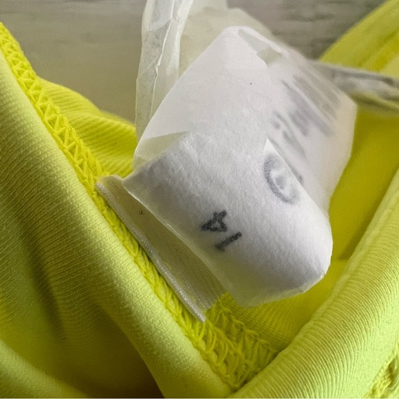 NWT Lululemon Pace Rival Mid-Rise Skirt Highlight Yellow Sz 14 - SOLD OUT COLOR! - Picture 12 of 14